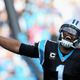 Cam Newton of the Carolina Panthers celebrates a third-quarter touchdown against the Atlanta Falcons during their Dec. 13, 2015, game in Charlotte, N.C.
Streeter Lecka/Getty Images